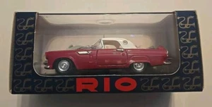 NEW! NOS 1956 Ford Thunderbird Red with White Hardtop RIO R5 1/43 Boxed - Picture 1 of 4