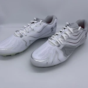 Under Armour Command MC Men's Lacrosse LAX Cleats White Size 13 3023385-100 - Picture 1 of 12
