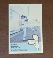 RARE 1982 Wausau Timbers RONN DIXON #14 Minor League Baseball Card