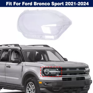 Right Headlight Clear Lens Cover+Sealant Glue For Ford Bronco Sport 2021-2024 - Bild 1 von 6