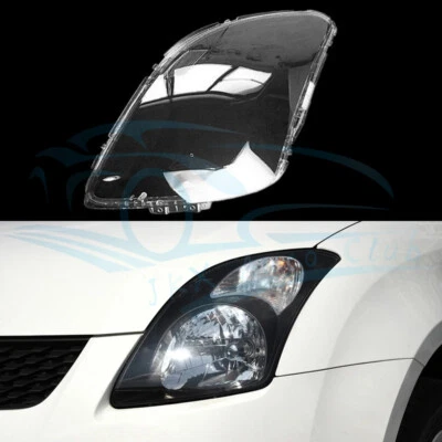 Left Side Headlight Lens Clear Bezel + Seal Glue t For Suzuki Swift 2005-2016 - Image 1 of 4