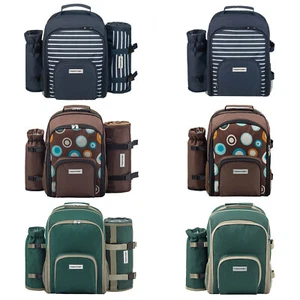 anndora® Camping Picknick Rucksack Bagpack Kühltasche 2 Personen Campingeschirr - Bild 1 von 85