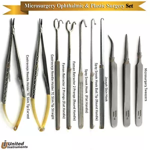 Gancio Spay Veterinario Fomon Retrattore Chirurgia Plastica Micro Pinza Oftalmica TC - Foto 1 di 8