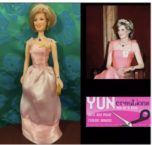 Lady Diana Princess OOAK doll OOAK Handmade Collectors Art Custom unique barbie - Picture 1 of 5