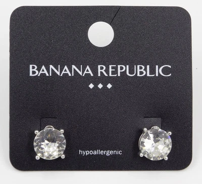 New Pair of Rhinestone Stud Earrings from Banana Republic #BRE51 - Image 1 of 2