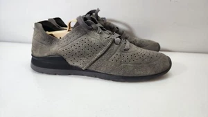 UGG Australia TYE LEATHER Sneaker Shoes Womens Size 9 US $140 Charcoal EUR 40 - Picture 1 of 9