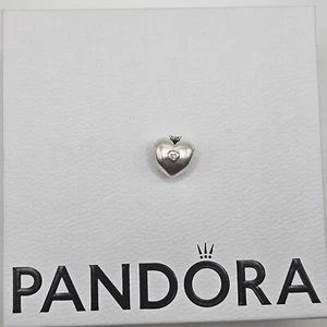 Genuine Pandora Club 2015 Heart Diamond Charm ALE 925 #791702D - Picture 1 of 4