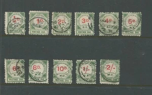 FIRST POSTAGE DUES 1899 SET FINE USED FOR THESE - Picture 1 of 1