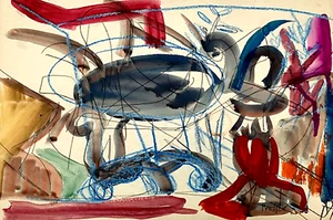 Josef Presser Abstract Composition - Picture 1 of 3