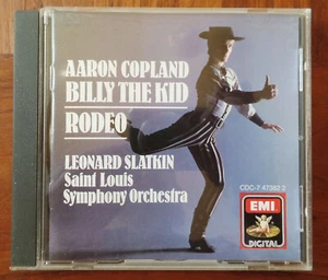 Aaron Copland Leonard Slatkin Saint Louis Symphony – Billy The Kid/Rodeo CD 1986 - Picture 1 of 2