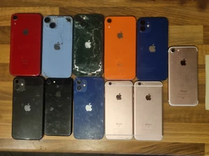 Apple iPhone Restposten x 11 Handys alle VERKAUFT WIE GESEHEN - Ersatzteile oder Reparatur (3) - Bild 1 von 3