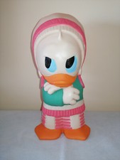QUI INDIANO PUPAZZO IN GOMMA PLASTEVER WALT DISNEY ITALY VINTAGE 22 CM ANNI '60