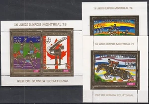 PK23824/ EQUATORIAL GUINEA - OLYMPICS – MINT MNH GOLDEN BLOCKS - Picture 1 of 1