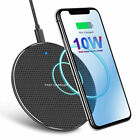 For iPhone 13 Pro Max 12 11 XR Samsung 10W Qi Wireless Fast Charger Charging Pad