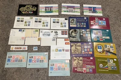 LOTE MASIVO DE TARJETAS DE SELLOS DE CARPETA DE RECUERDO DE LAS NACIONES UNIDAS EN SU MAYORÍA MNH COMO NUEVO Foto 1 de 4