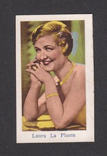 Laura La Plante Rare 1929 - 1930 Movie Film Star Spanish Chocolate Card