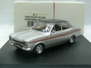 WOW EXTREMADAMENTE RARO Ford Escort MkI RS2000 LHD 1973 Plata 1:43 Trofeo-Minichamps - Imagen 1 de 3