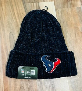 NFL Houston Texans Unisex Blue Cuffed Knit Winter Hat Toboggan Beanie Cap NEW - Picture 1 of 9