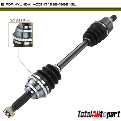 Conjunto de eje CV para Hyundai Accent 1995-1999 L4 1,5 L conductor delantero LH 4950722B00 Foto 1 de 4