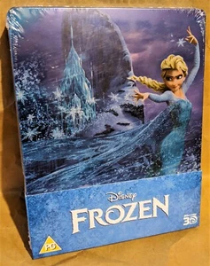 Disney FROZEN Blu-Ray Zavvi UK Exclusive Limited Edition STEELBOOK RARE - Picture 1 of 6