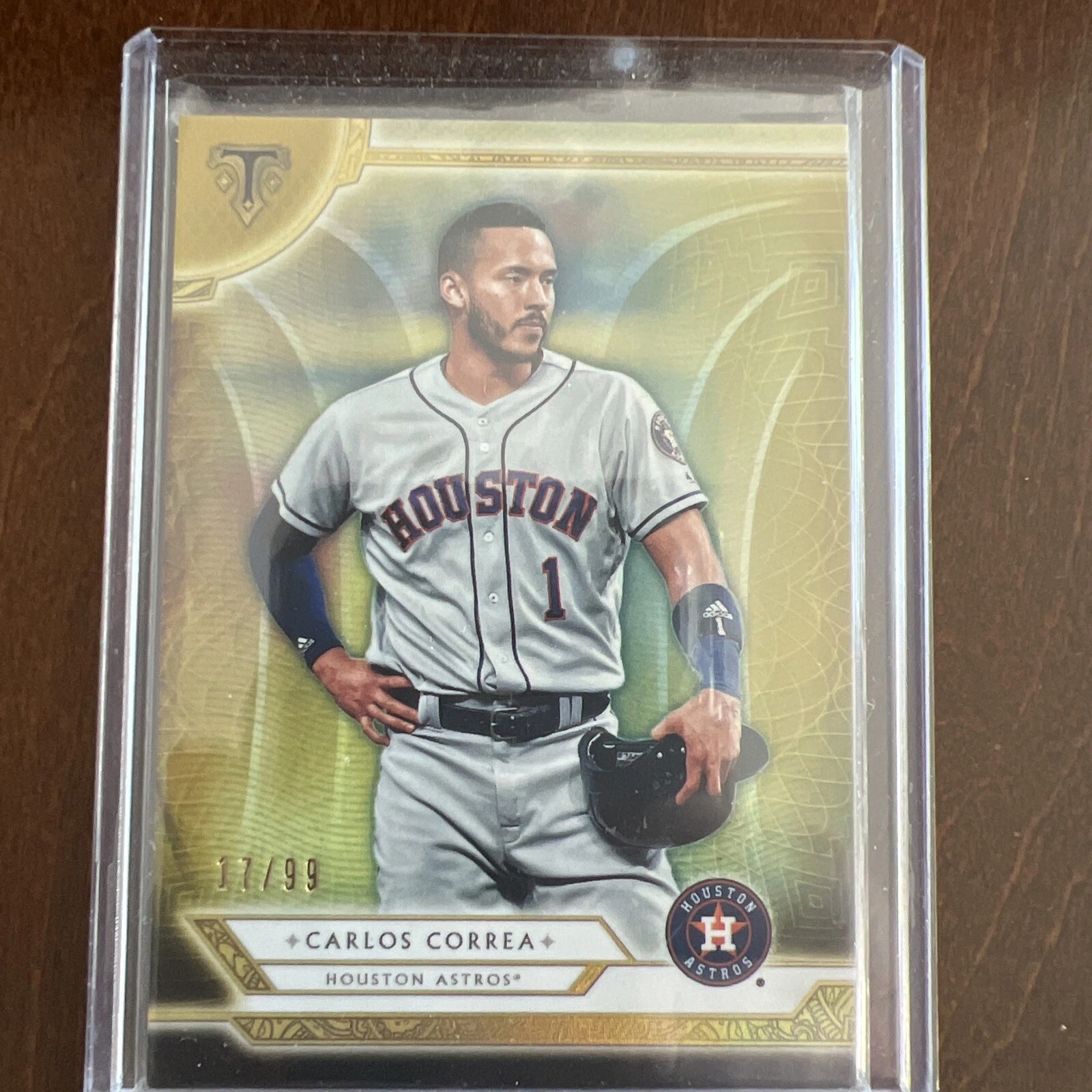 2018 Topps Triple Threads Gold /99 Carlos Correa #14