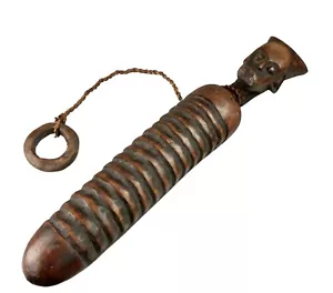 African Guiro Statue Fang 41cm Musical Instrument # 373 - Picture 1 of 6