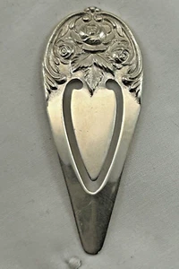 VTG Sterling Silver - SAMUEL KIRK & SON Flower Bookmark - 9.5 g - Picture 1 of 5