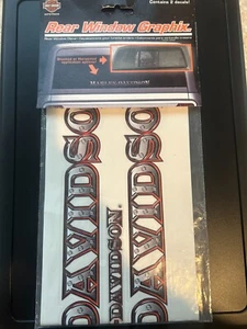 Harley Davidson Rear View Graphix Window Decals-Two per package - Picture 1 of 5