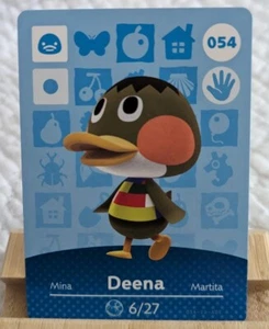 054 Deena Animal Crossing Amiibo Card - Picture 1 of 2