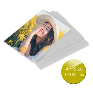 Professional 4R Size 100 Sheets Glossy Photo Paper 4.0 * 6.0 Inch 200gsm M8I0 - Zdjęcie 1 z 9