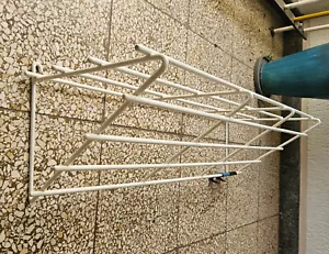 vintage Garderobe String coatrack 50er 60er Jahre Wandgarderobe Hutablage - Bild 1 von 14