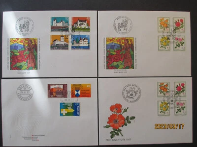 Switzerland ~ 1977 Bern 3000 special stamp - & Others - First Day Covers x 4 off - Image 1 of 4