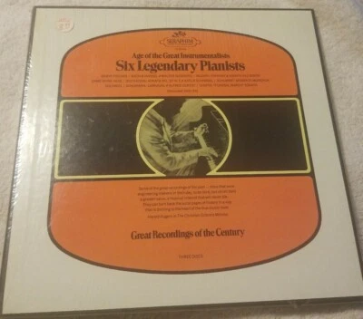 Six Legendary Pianists Fischer/Gieseking/Hess/Schnabel/Solomon/Cortot New Mono - Image 1 of 4