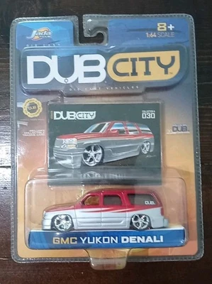 Jada Toys #12002 Dub City 2003 vehículo fundido a presión GMC Yukon Denali (error de rueda) Foto 1 de 4