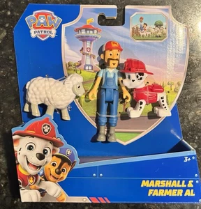 Paw Patrol Marshall & Farmer Al 3 Figure Pack w Sheep Marley NEW 2025 - Picture 1 of 2