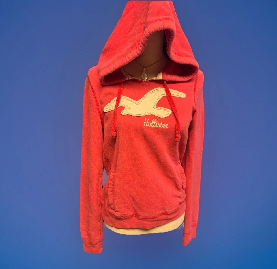 Hollister Y2K California Rosa Sudadera con Capucha Mujer’s Grande Pullover Cómodo Principios 2000’s Foto 1 de 3