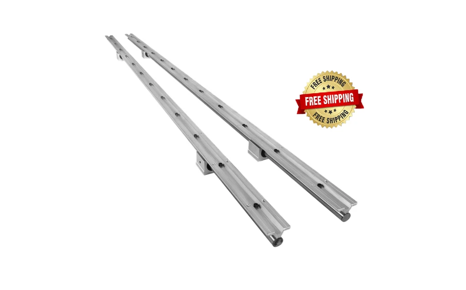 Kit de riel lineal 800mm con 4 bloques y rodamientos Foto 1 de 4