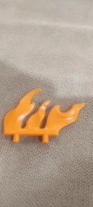 LEGO Wave Rounded Row of Three with Two Pins (Flame) 87957 Eruptorr Rock Monster - Picture 1 of 2