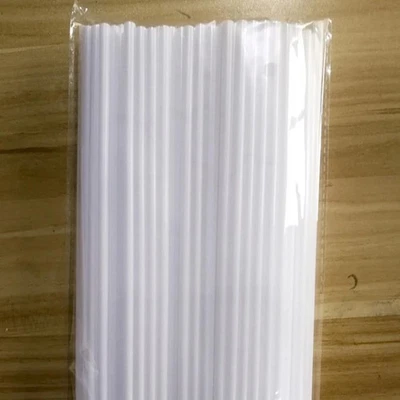 100PCS Disposable Plastic Straws Colorful Party Event Drinking Straws - Image 1 of 4