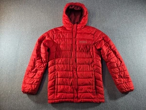 Youth 14/16 Columbia Red Hooded Puffer Insulated Jacket - Picture 1 of 8