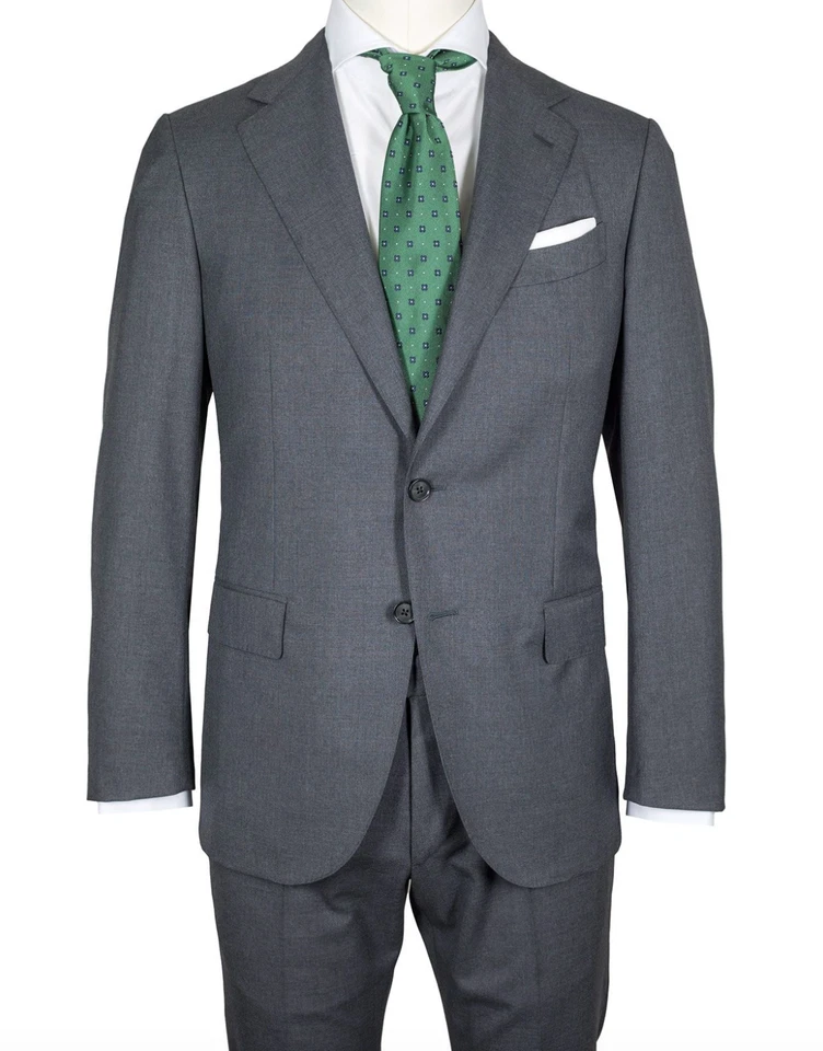 NWT Caruso Aida Model Medium Grey Suit 42R - Image 1 of 1