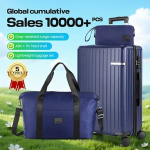 20'' Hardside Luggage Sets ABS+PC Hard Shell Carry-on Suitcase Set with TSA Lock - Picture 1 of 28