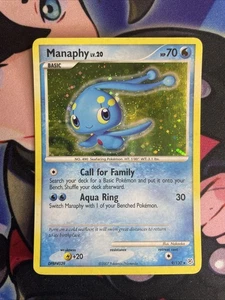 Pokémon TCG Manaphy Diamond & Pearl 9/130 Holo Rare Lp Swirl - Bild 1 von 6