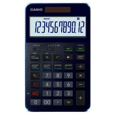CASIO S100X-BU Premium Calculator Navy Hi-end Flagship SPCIAL ONE S100 12 digits - Image 1 of 4