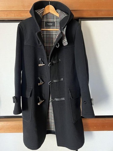 BURBERRY BLACK LABEL cappotto uomo borsone nero vestibilità asiatica M US taglia M da JP