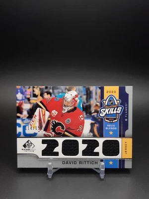 2020 Upper Deck SP Game Used NHL All-Star Skills Relic Blends /150 David Rittich - Image 1 of 2