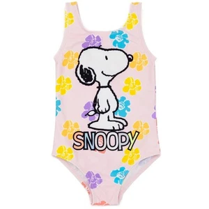 Snoopy Childrens/Kids One Piece Bathing Suit (NS6945) - Picture 1 of 6