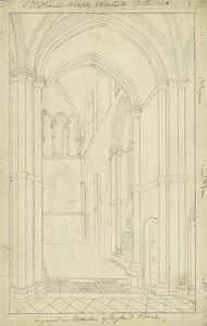 Rochester Cathedral Kent - Feder & Tusche Zeichnung - Anfang 19. Jahrhundert - Bild 1 von 4