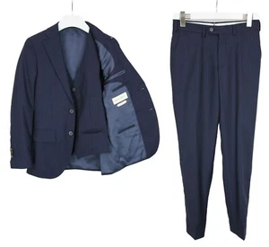 SUITSUPPLY Lazio Single Breasted Slim Ferrara Brescia Suit Men's UK 32 3in1 - Picture 1 of 23