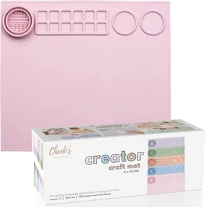 Original Silicone Craft Mat for Painting and Crafts V.1.0 (Pinklet) Large Mat - Picture 1 of 6